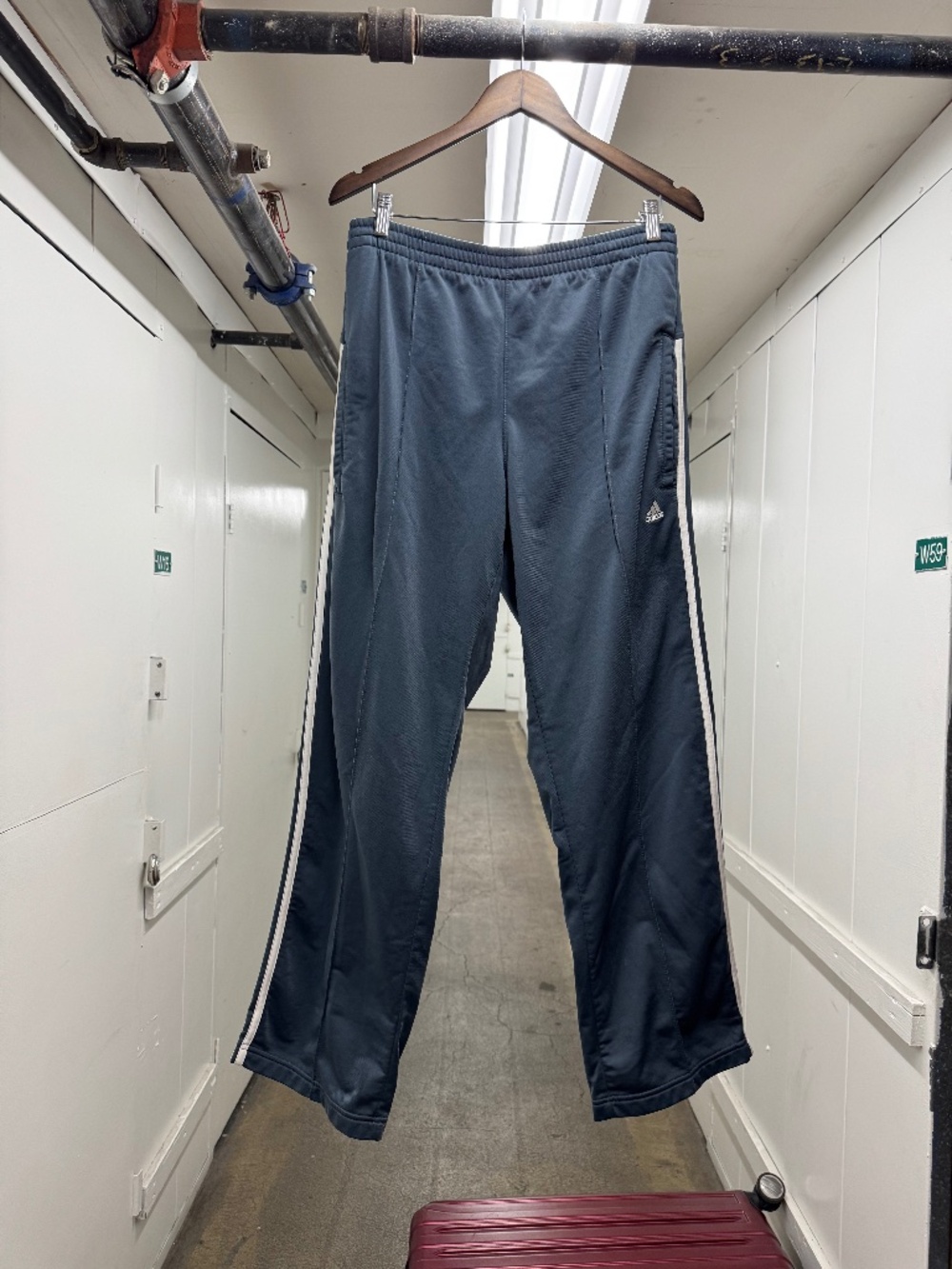 Adidas Track Style Baggy Windbreaker Classic Pants